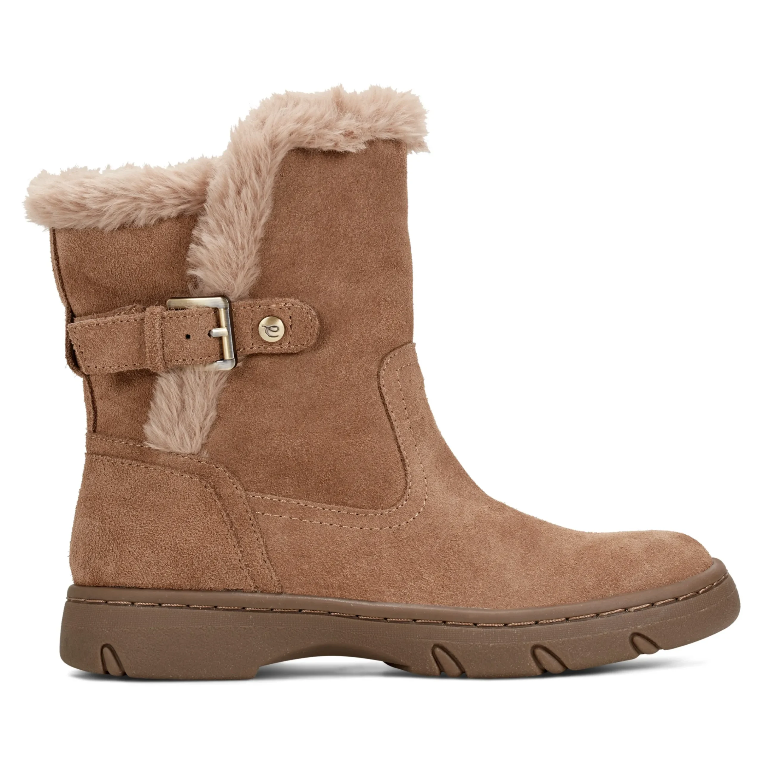New Easy Spirit Graye Cold Weather Booties LightBrownSuede