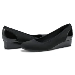 Discount Easy Spirit Gwenyth Slip On Wedges Black