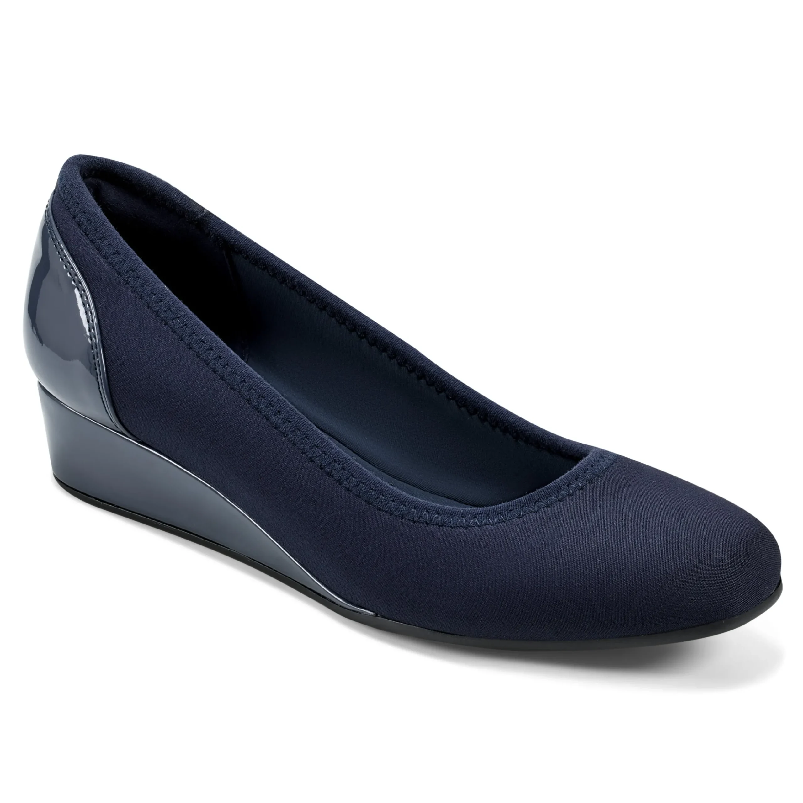 Clearance Easy Spirit Gwenyth Slip On Wedges Navy