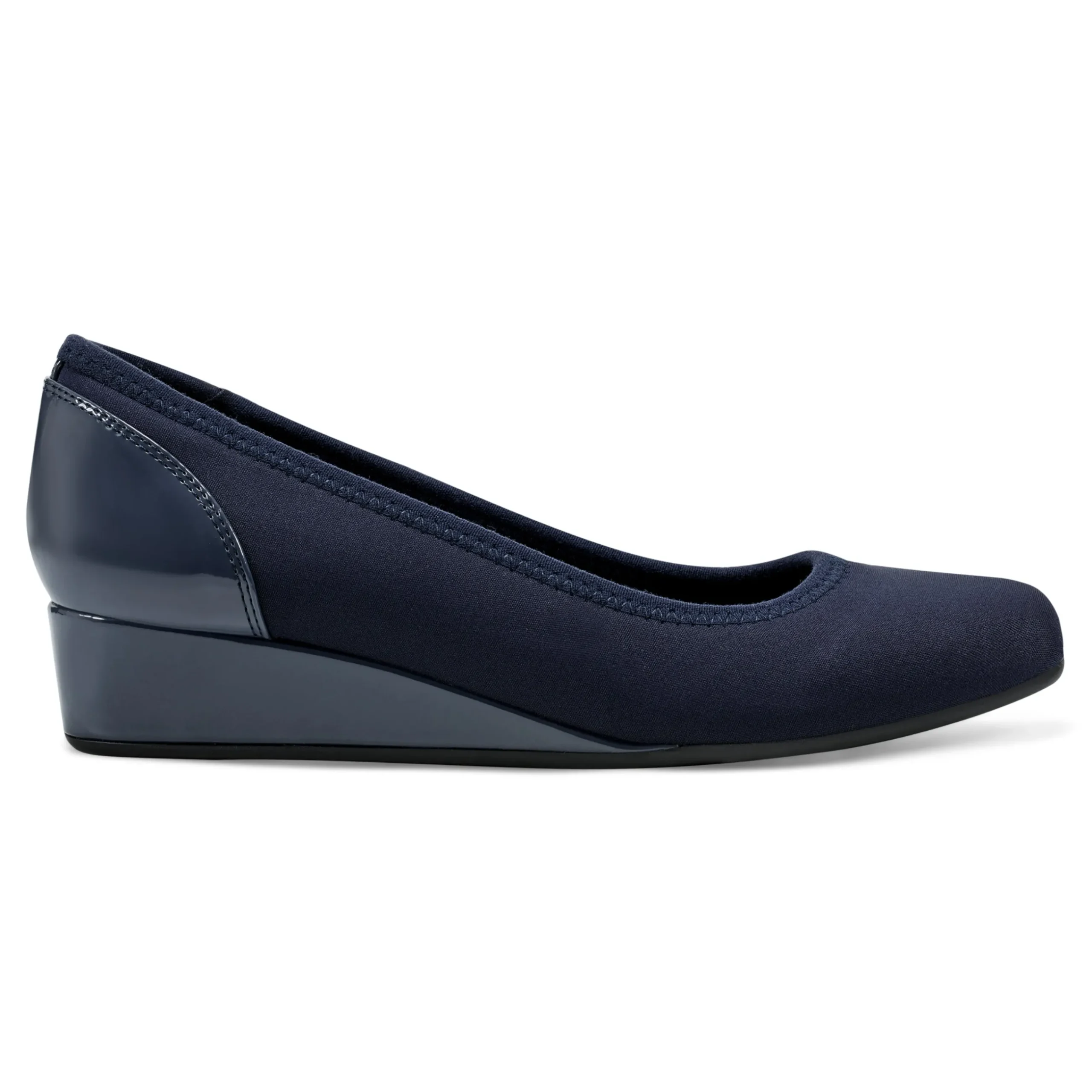 Clearance Easy Spirit Gwenyth Slip On Wedges Navy