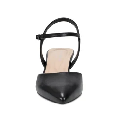 New Easy Spirit Halyn Pointy Toe Dress Pumps BlackLeather
