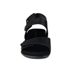 New Easy Spirit Hartwell Flat Sandals BlackLeather
