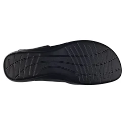 New Easy Spirit Hartwell Flat Sandals BlackLeather