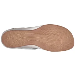 Easy Spirit Hazel Flat Sandals Silver
