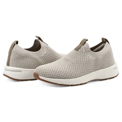 Clearance Easy Spirit Hoda Walking Shoes LightGreyKnit