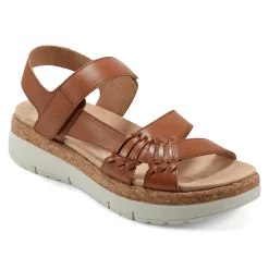 New Easy Spirit Ilena Platform Sandals Brown