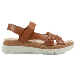 New Easy Spirit Ilena Platform Sandals Brown