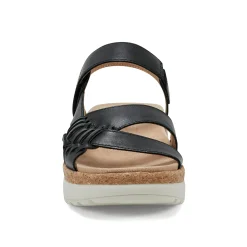 New Easy Spirit Ilena Platform Sandals Black