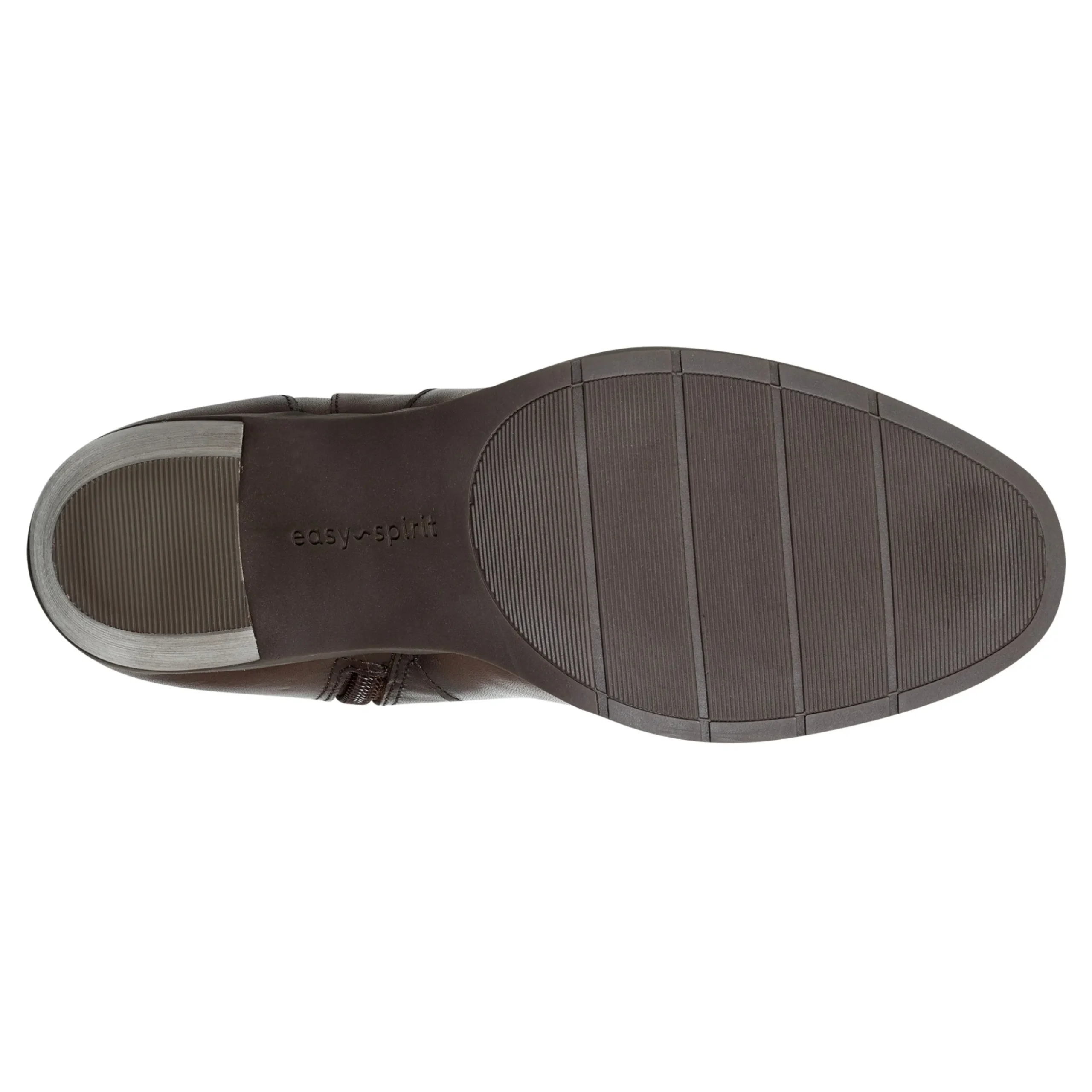 Discount Easy Spirit Imani Block Heel Boots BrownLeather
