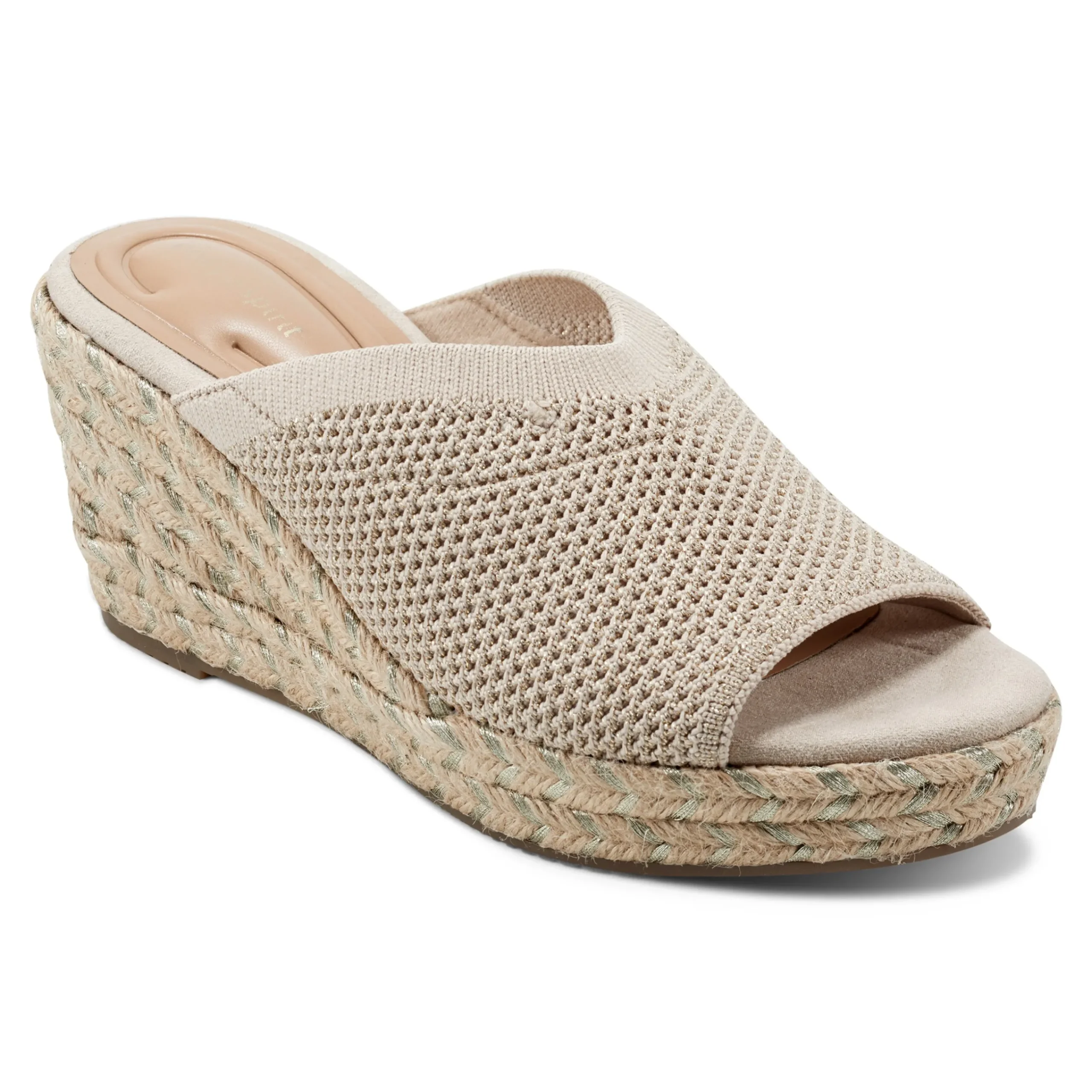 Discount Easy Spirit Jalen Espadrille Wedge Sandals Natural