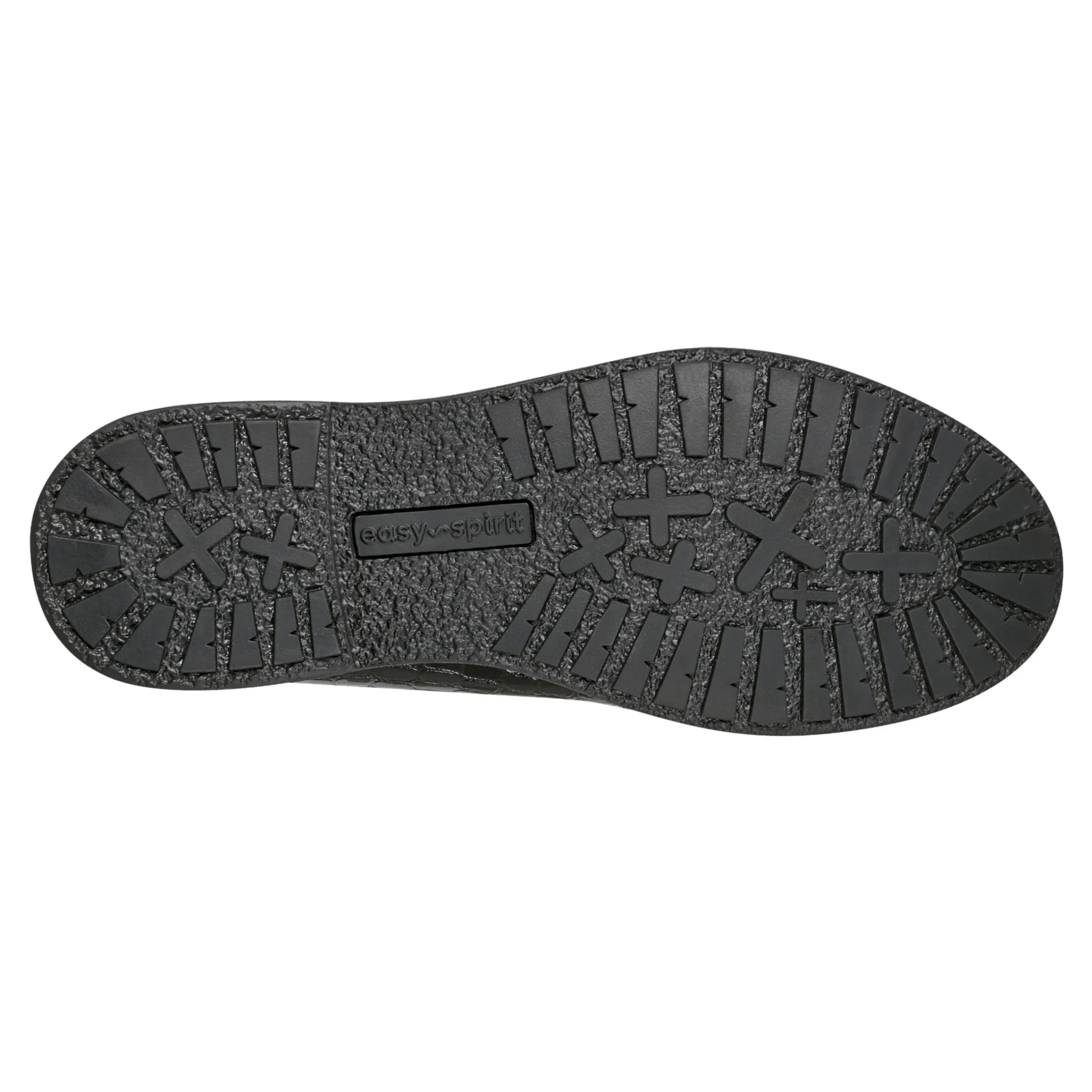 Discount Easy Spirit Janelle Casual Loafers BlackLeatherCroco