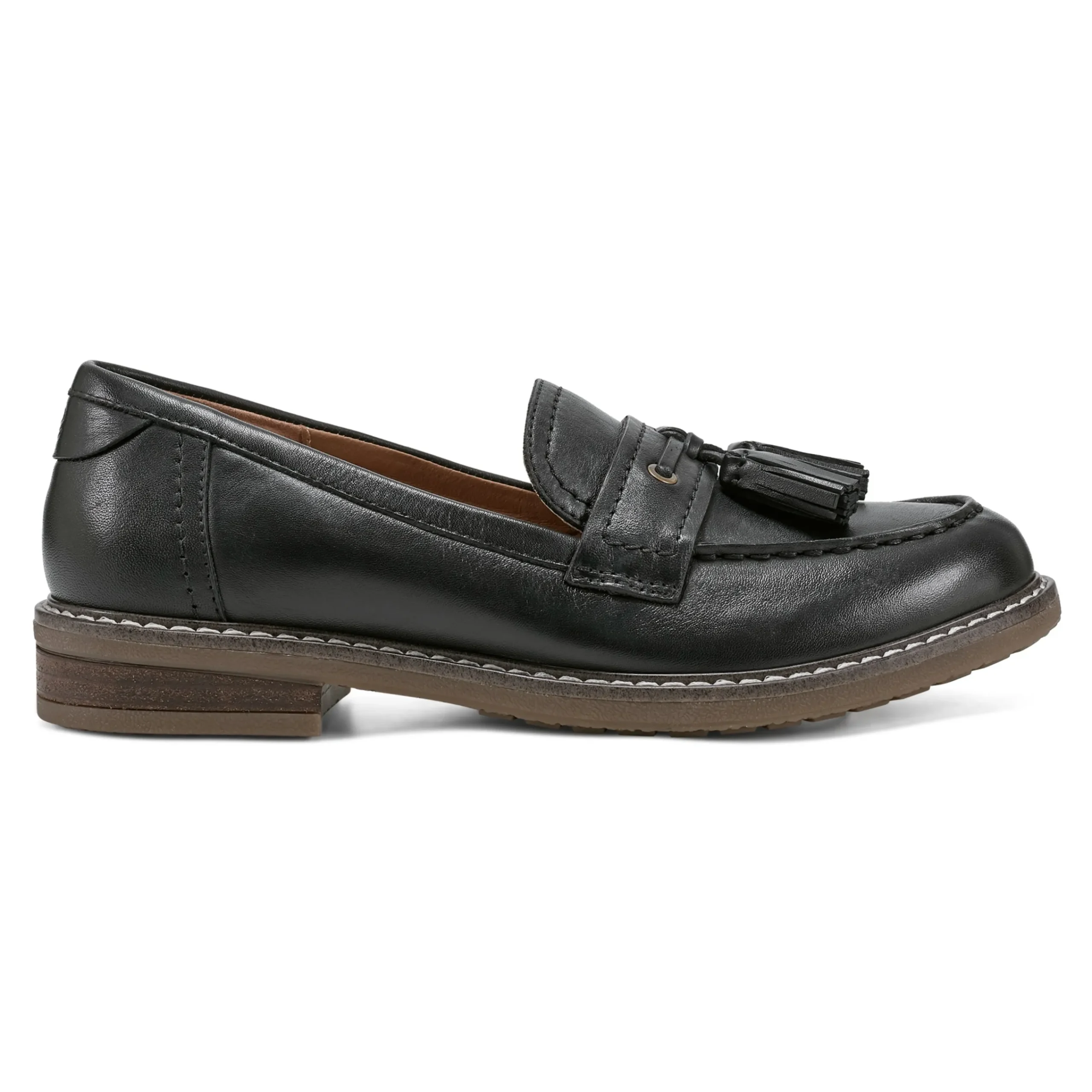 Online Easy Spirit Janelle Casual Loafers BlackLeather