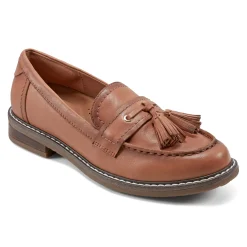 Sale Easy Spirit Janelle Casual Loafers BrownLeather