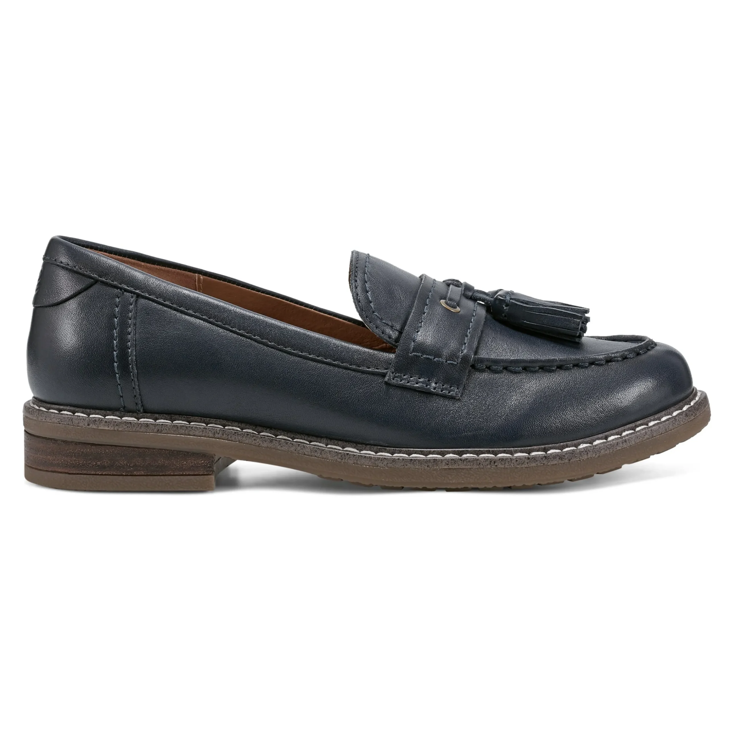 Online Easy Spirit Janelle Casual Loafers NavyLeather