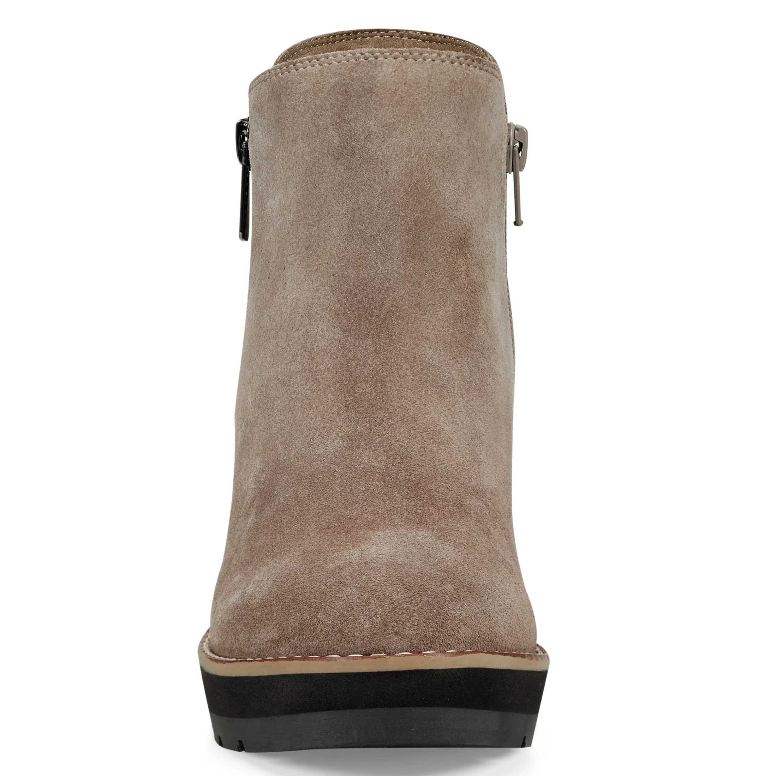Best Easy Spirit Jayda Casual Wedge Booties TaupeSuede