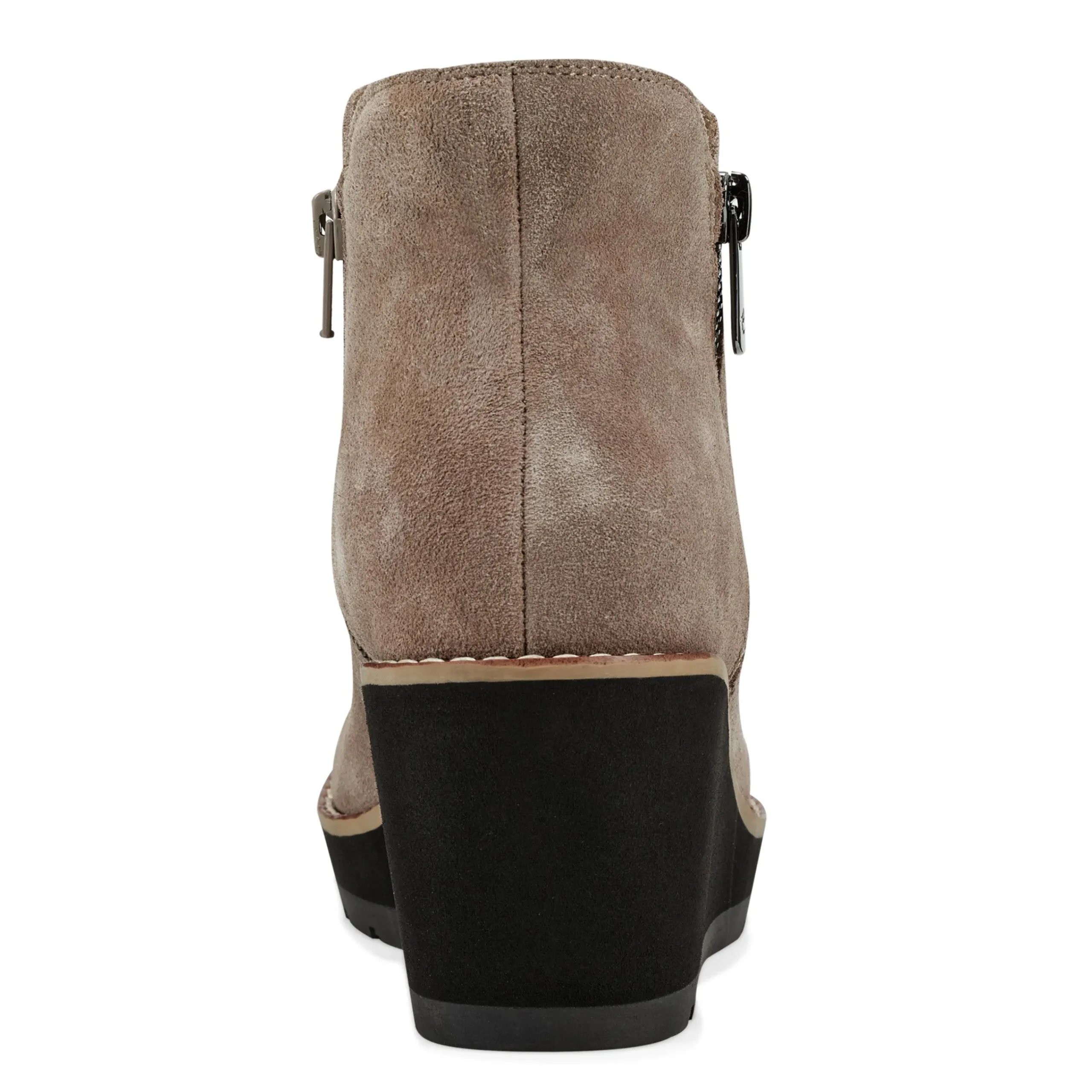 Best Easy Spirit Jayda Casual Wedge Booties TaupeSuede