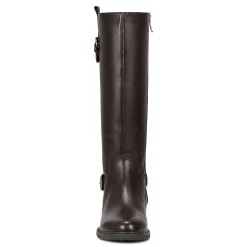 Hot Easy Spirit Jema Tall Shaft Casual Boots DarkBrownLeather