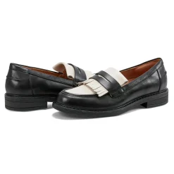 Discount Easy Spirit Jett Penny Loafers Black/IvoryLeather