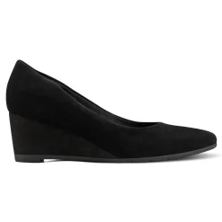 Hot Easy Spirit Jinger Dress Wedges BlackSuede