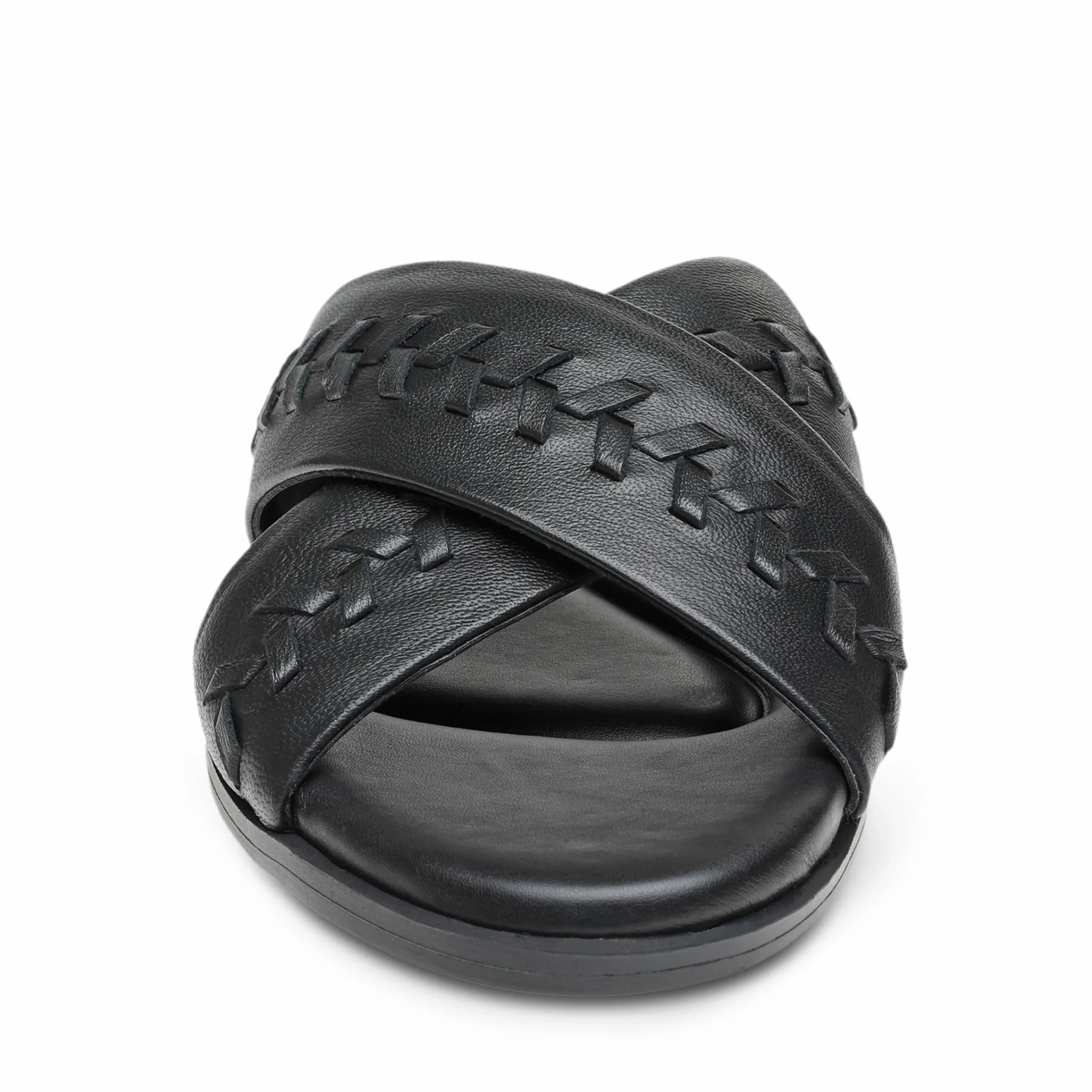 Best Easy Spirit Joella Slide Sandals BlackLeather