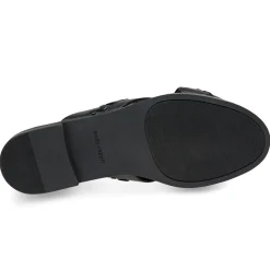 Best Easy Spirit Joella Slide Sandals BlackLeather