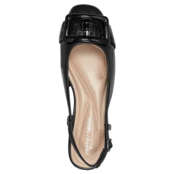 Hot Easy Spirit Jola Slingback Pumps BlackLeather