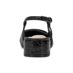 Hot Easy Spirit Jola Slingback Pumps BlackLeather