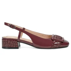 Easy Spirit Jola Slingback Pumps RedPatentLeather