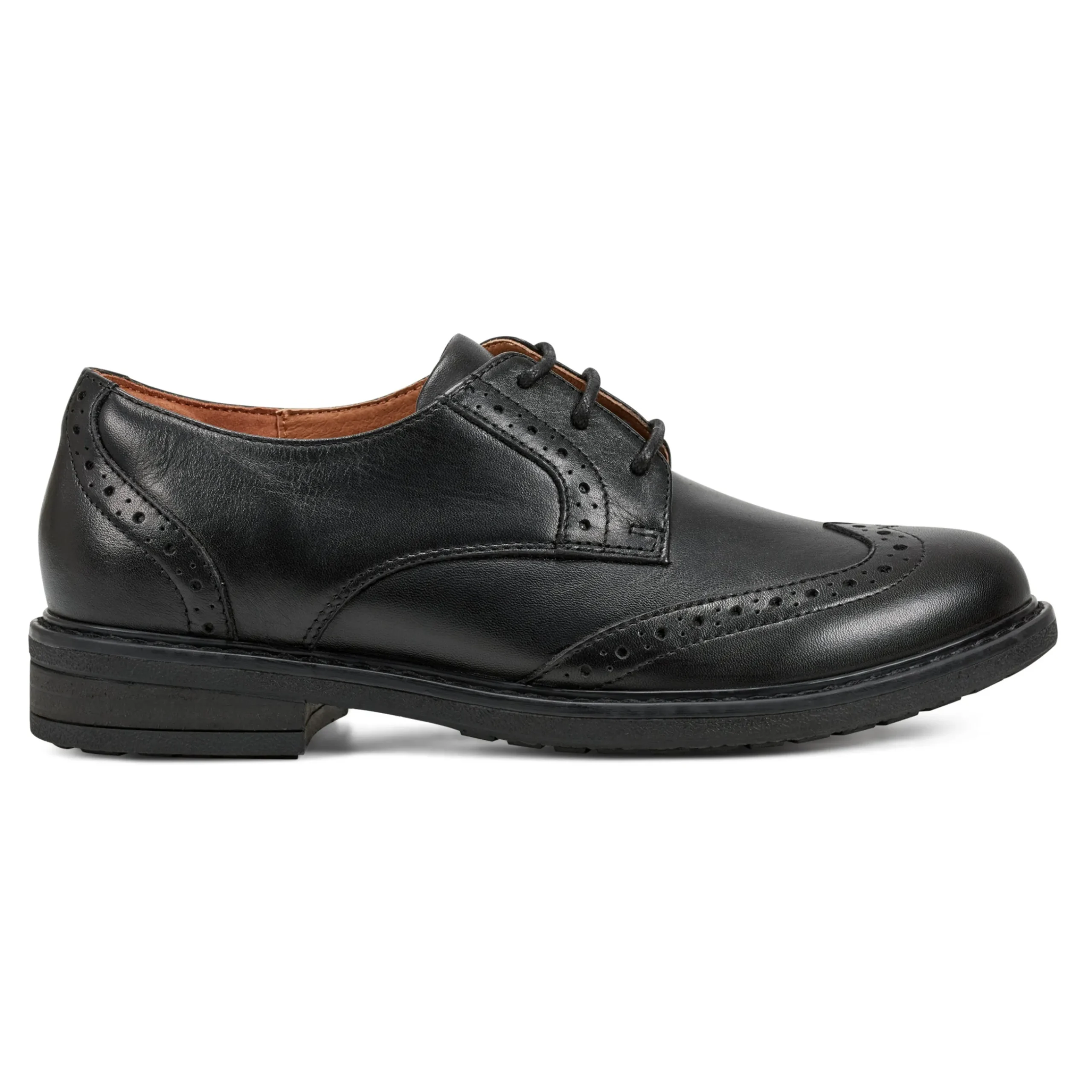 Sale Easy Spirit Jonah Lace Up Oxfords BlackLeather