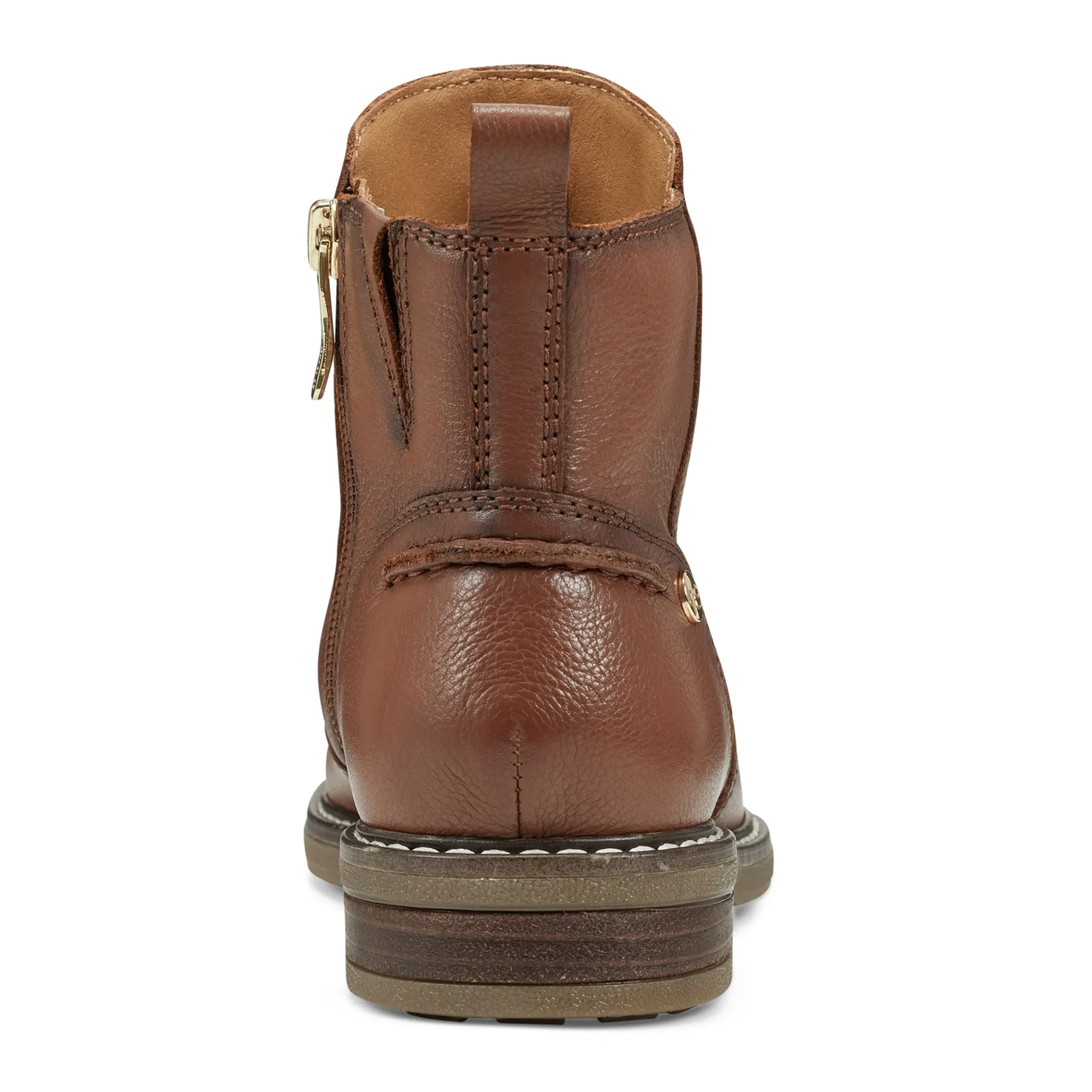 Hot Easy Spirit Juna Casual Booties BrownLeather