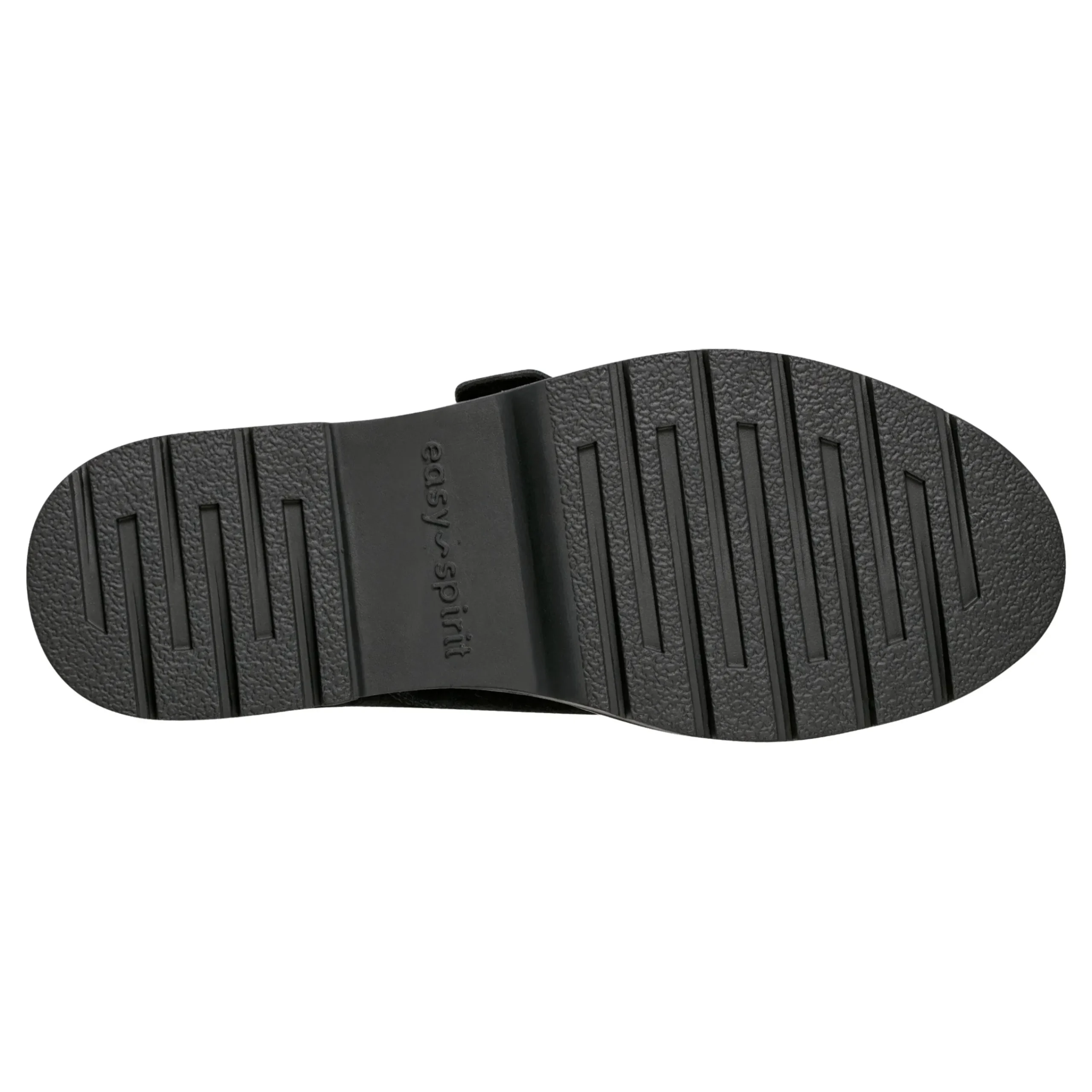 Online Easy Spirit Kasen Lug Sole Loafers BlackSuede