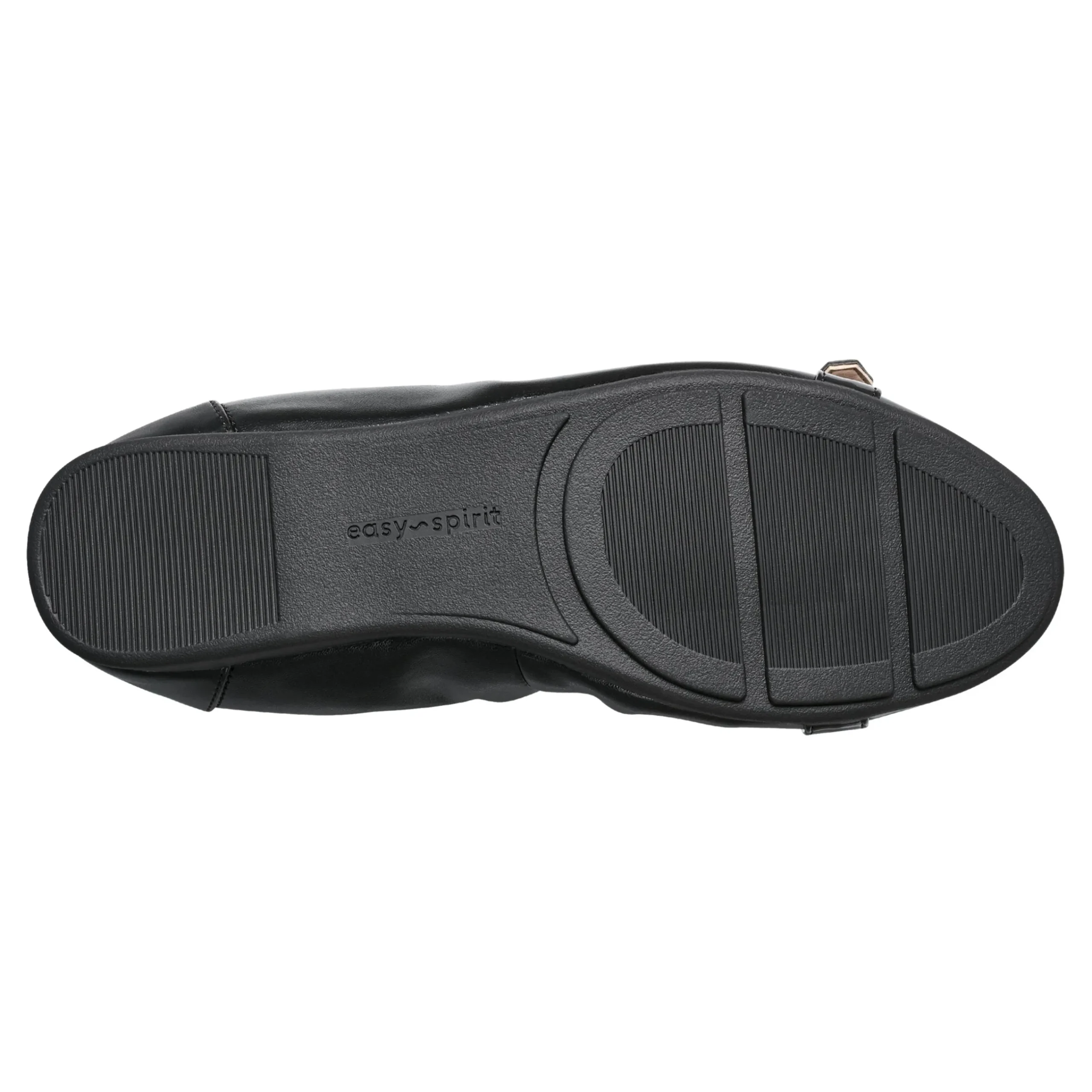 Discount Easy Spirit Kenna Ballet Flats BlackLeather