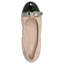 Outlet Easy Spirit Kenna Ballet Flats NaturalLeather