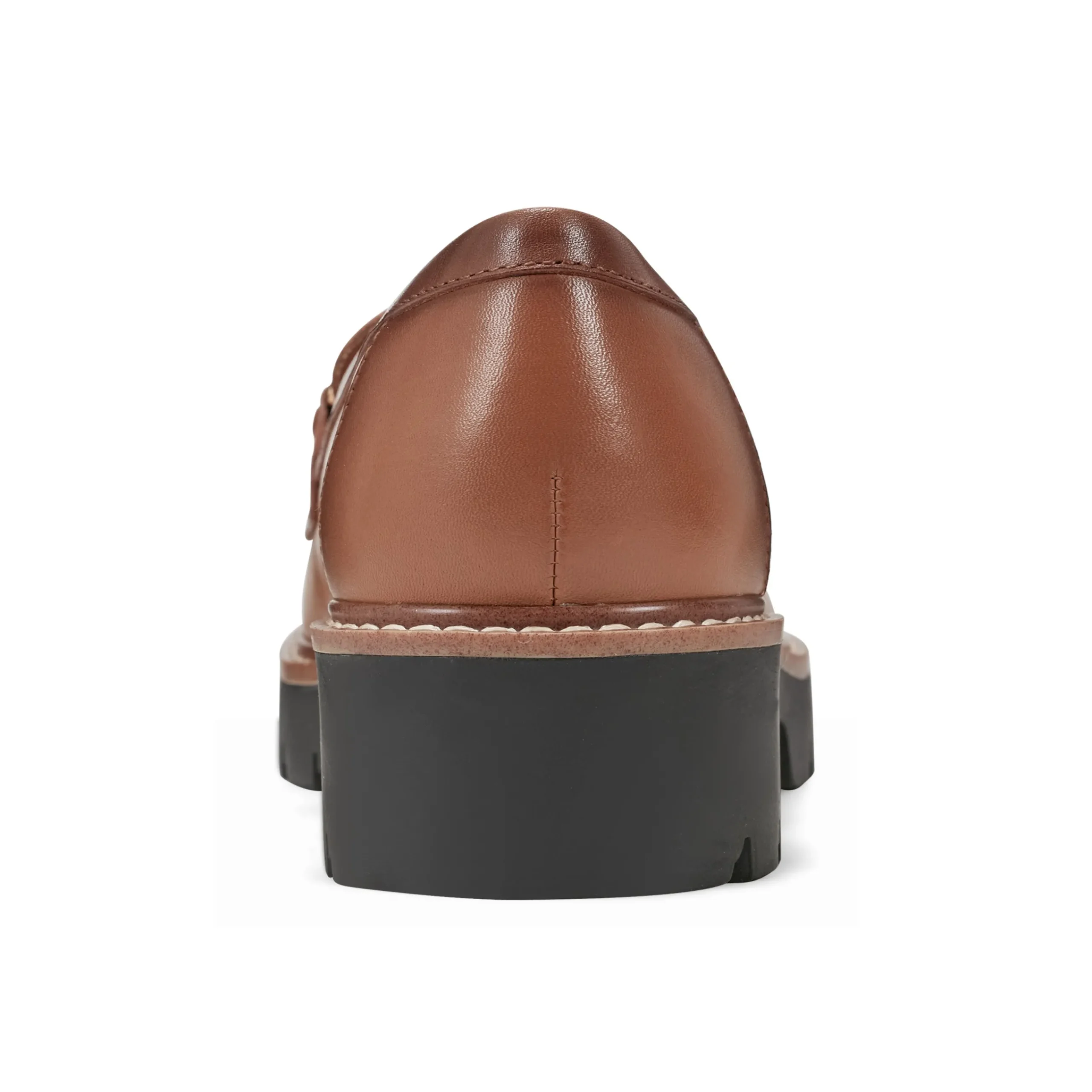 Easy Spirit Kinndle Lug Sole Casual Loafers BrownLeather