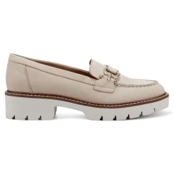 Discount Easy Spirit Kinndle Lug Sole Casual Loafers LightNaturalNubuck