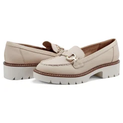 Discount Easy Spirit Kinndle Lug Sole Casual Loafers LightNaturalNubuck