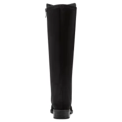 Discount Easy Spirit Lani Tall Boots BlackSuede