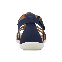Best Easy Spirit Leia Adjustable Ankle Strap Sandals Navy