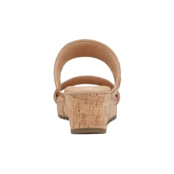 Online Easy Spirit Lillia Platform Wedge Sandals BrownLeather