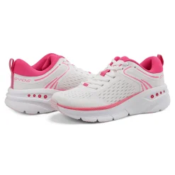 Outlet Easy Spirit Limited Edition Maxine EMOVE Walking Shoes White/Pink