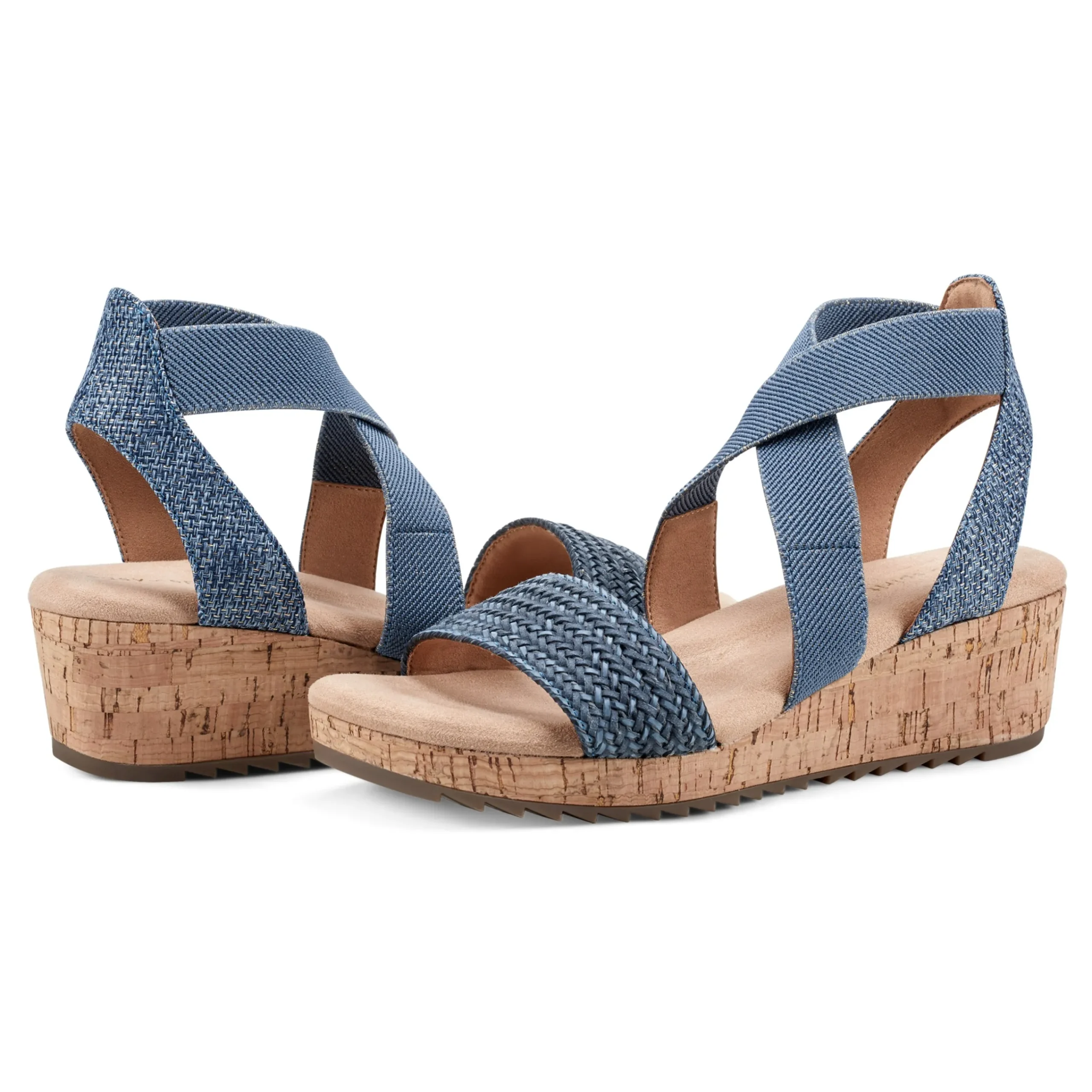 Online Easy Spirit Lorena Wedge Sandals Denim