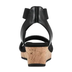 Best Easy Spirit Lorena Wedge Sandals Black