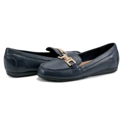 Online Easy Spirit Mallorie Casual Loafers NavyLeather
