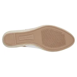 Clearance Easy Spirit Margie Platform Wedge Slingbacks WhiteLeather