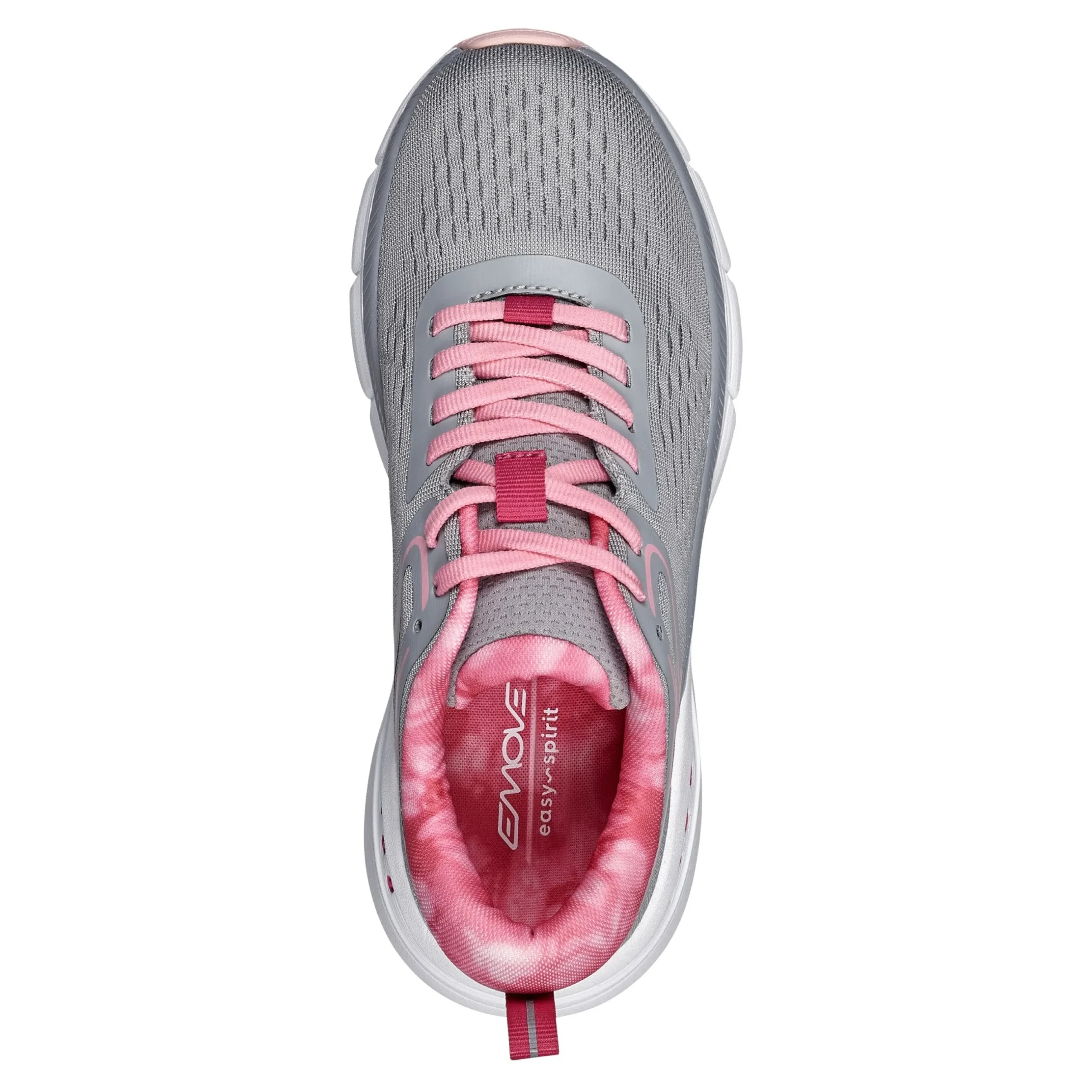 Sale Easy Spirit Maxine EMOVE Walking Shoes Grey/Pink