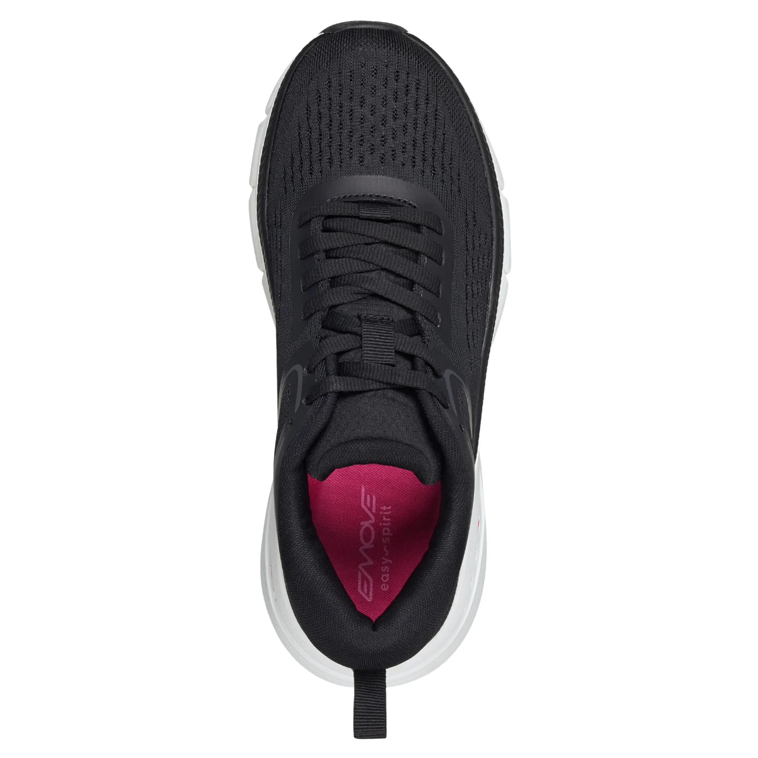 Best Easy Spirit Maxine EMOVE Walking Shoes BlackKnit