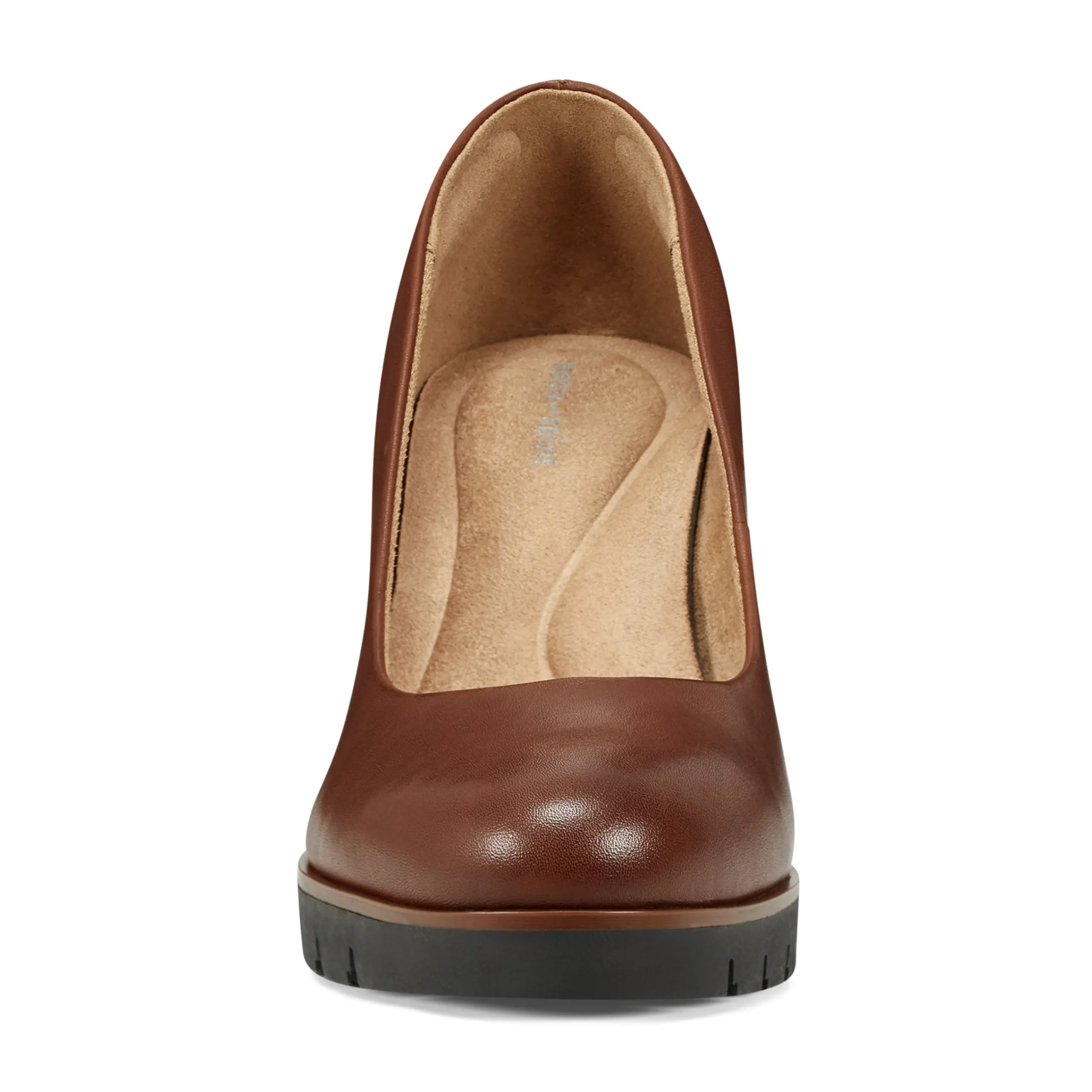Online Easy Spirit Mckay Lug Sole Dress Pumps BrownLeather