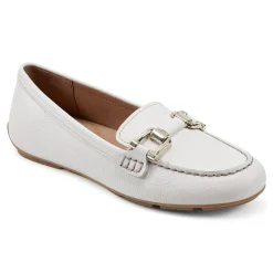 Best Easy Spirit Megan Casual Loafers WhiteLeather