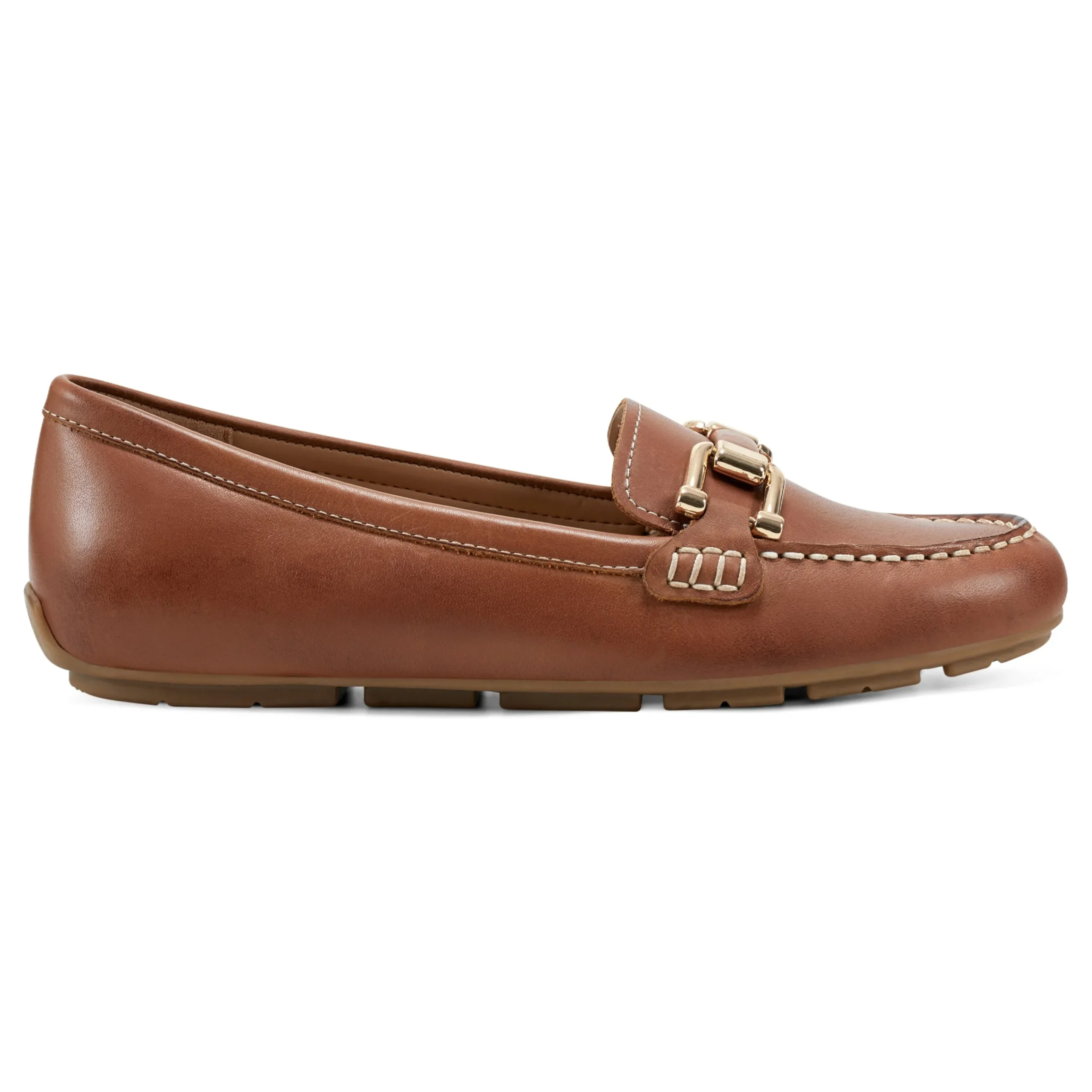 New Easy Spirit Megan Casual Loafers BrownLeather