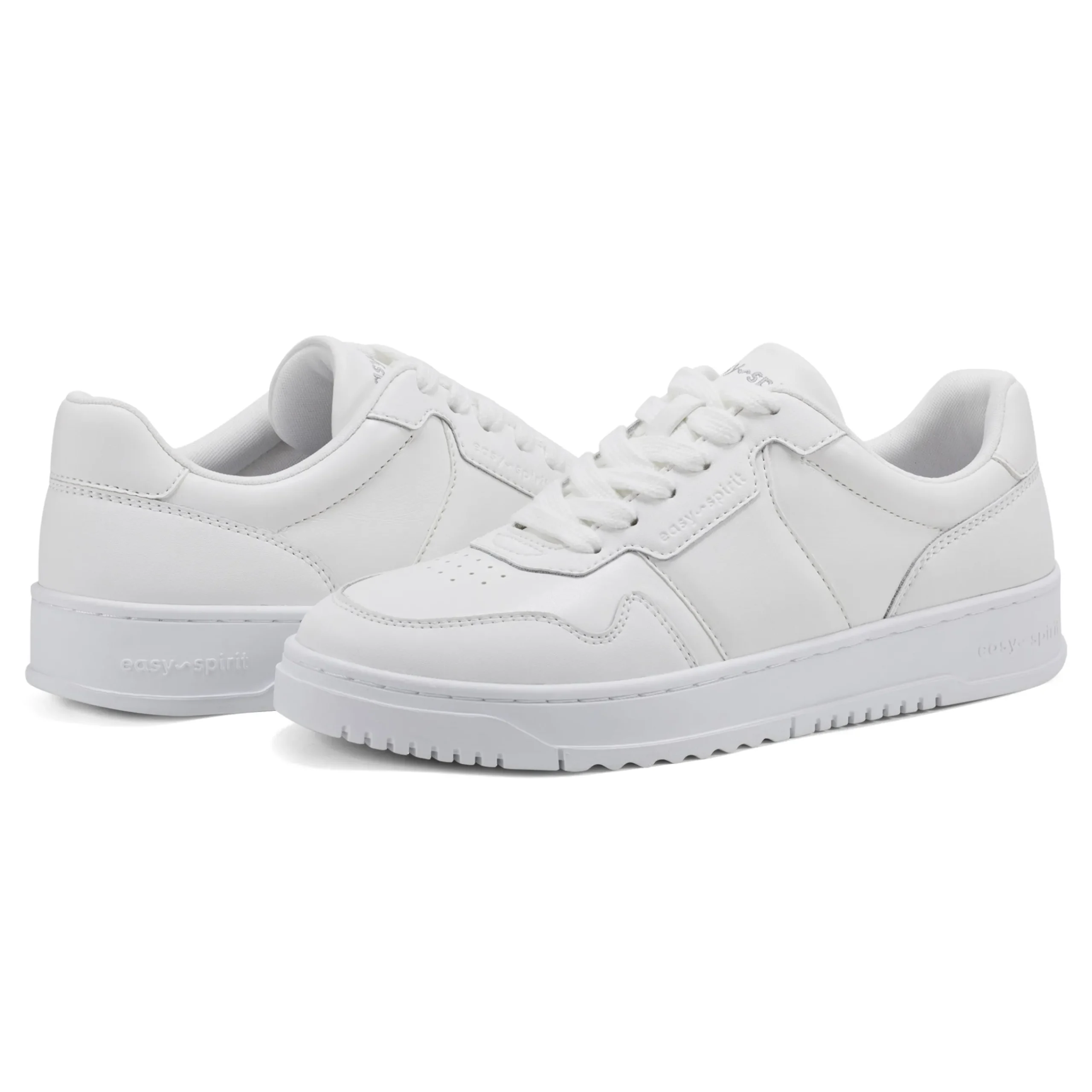 Outlet Easy Spirit Merci Lace Up Sneakers White